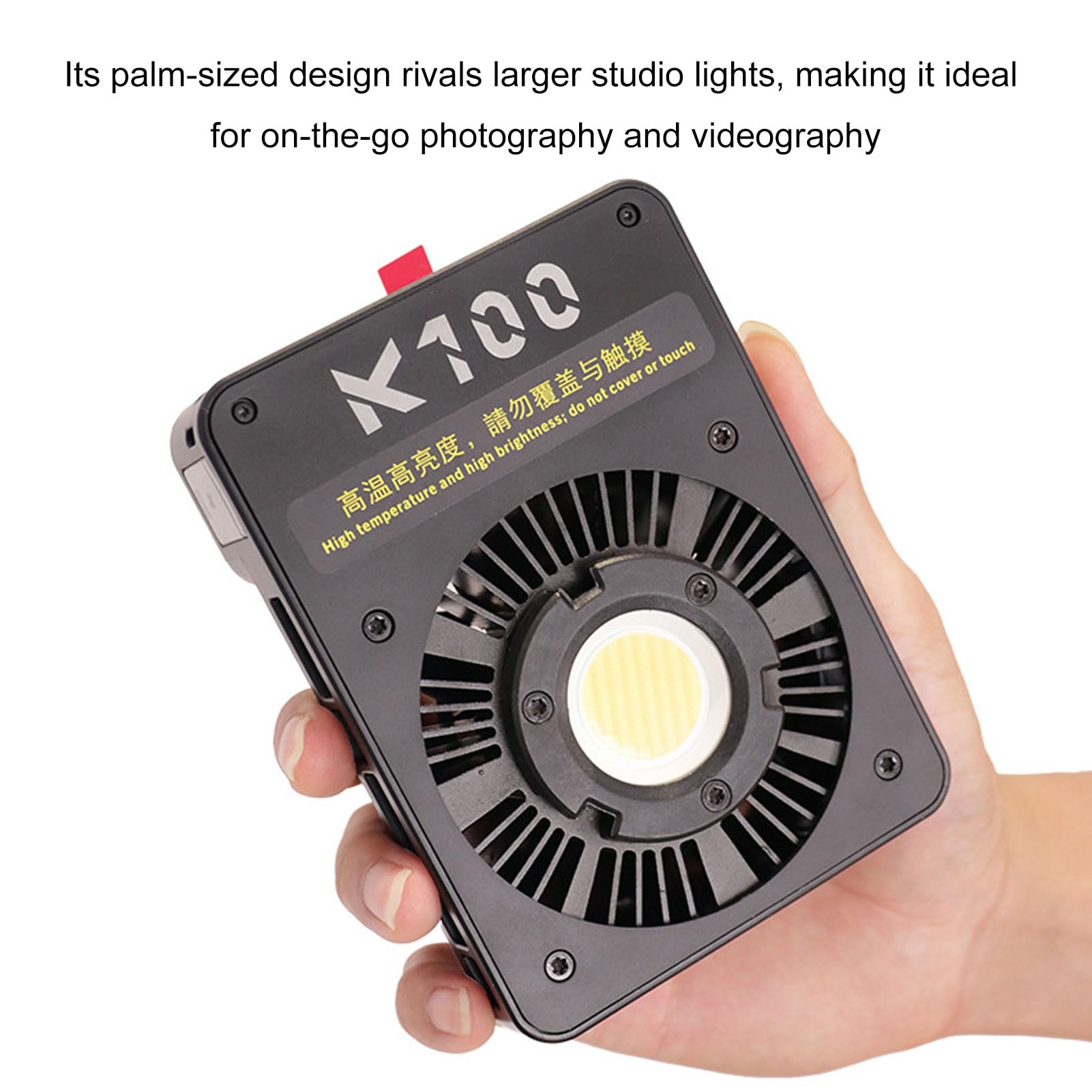 Sxhlseller Wideo LED o Mocy 100 W, Zestaw Oświetlenia do Kamery z Dwukolorowymi światłami do Kamery od 2800 K 6800 K, 9 Profesjonalnych Trybów Oświetlenia, Podwójny System Chłodzenia,