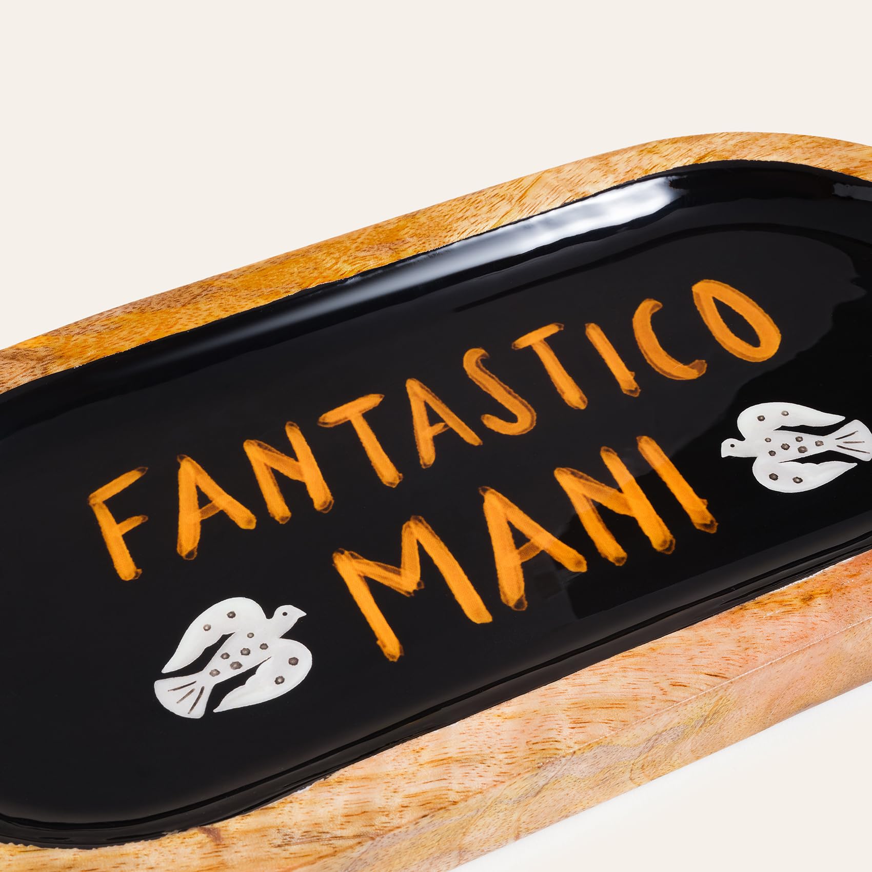 Lakrı Mango Ağacı Tepsi 31 Cm