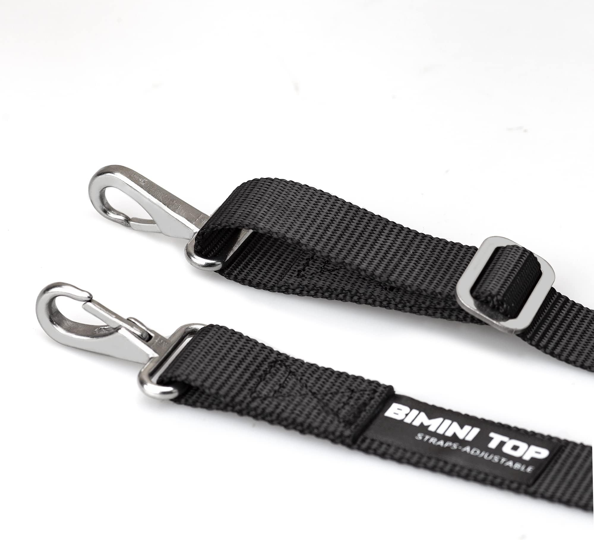 PERCARE 2 Pcs Adjustable Bimini Top Straps Black, Marine Tension Tie Down bing