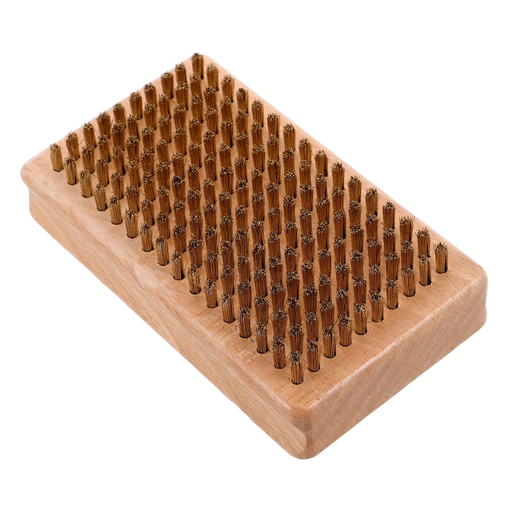 Sosoport Skating Skiing Waxing Brush Universal Long-Lasting Wire Brush Ergonomic Handle Essential Ski Supply