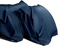 Vista 24 de Juego de 2 fundas de almohada estándar refrescantes, transpirables, frescas, sedosas, suaves, de rayón derivado de tela de bambú, agradable al