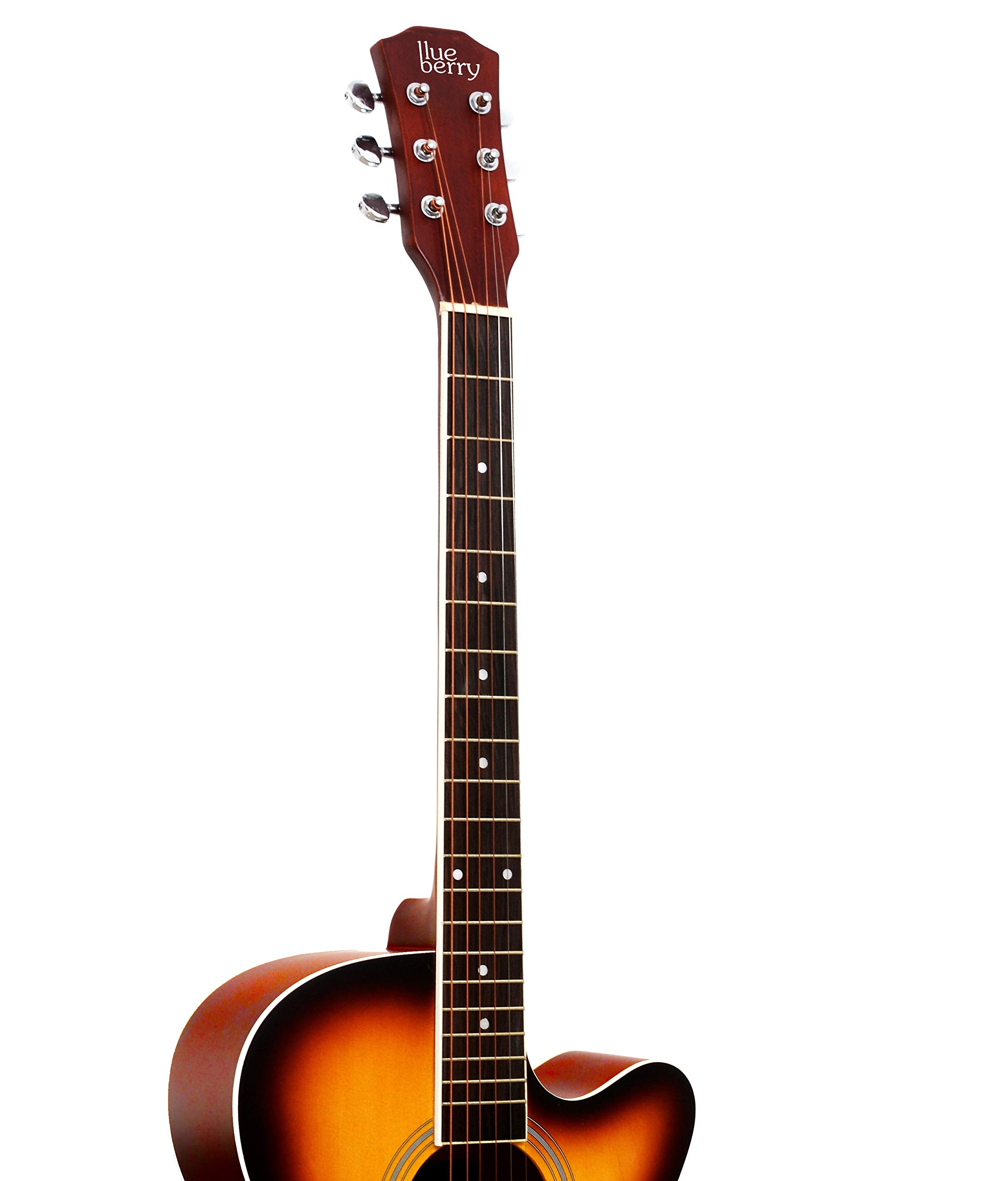 BLUEBERRY B-40, Acoustic Guitar Kit Inbuilt Truss Rod, with Bag, Belt, One Pack Strings And Picks - 40 Inch (Sunburst) 3