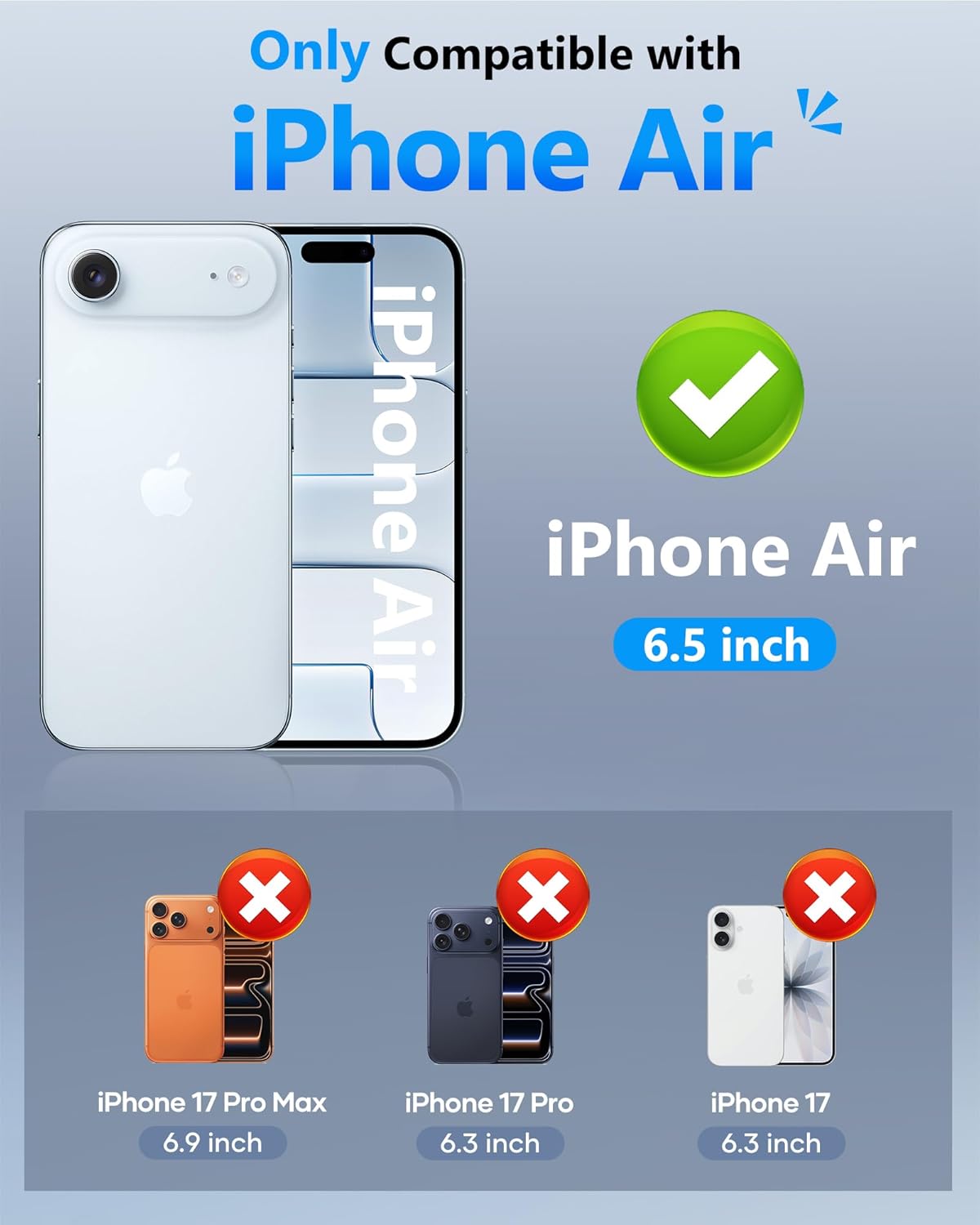 ATATOO for iPhone Air Case with Card Holder (3-5 Cards) & [RFID Blocking] & Slide Lens Cover, Military Grade Protection, Silicone Protective Wallet Cover Case for iPhone Air 2025 6.5", Rose Gold - Image 2