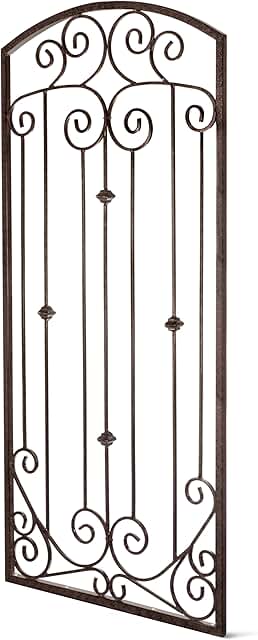 H Potter Trellis Garden Large Wrought Iron Heavy Scroll Metal Decoration...