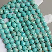 Vista 50 de MJDCB Natural Multicolor Volcanic Lava Stone Round Loose Stone Beads DIY for Jewelry Bracelet Making 15" (6mm, White)