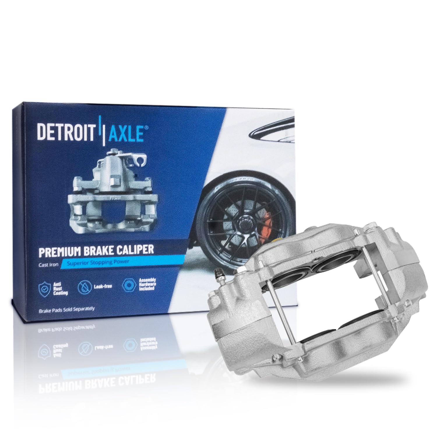 Detroit Axle - Front Left Brake Caliper for 2008-2016 Toyota Sequoia Tundra
