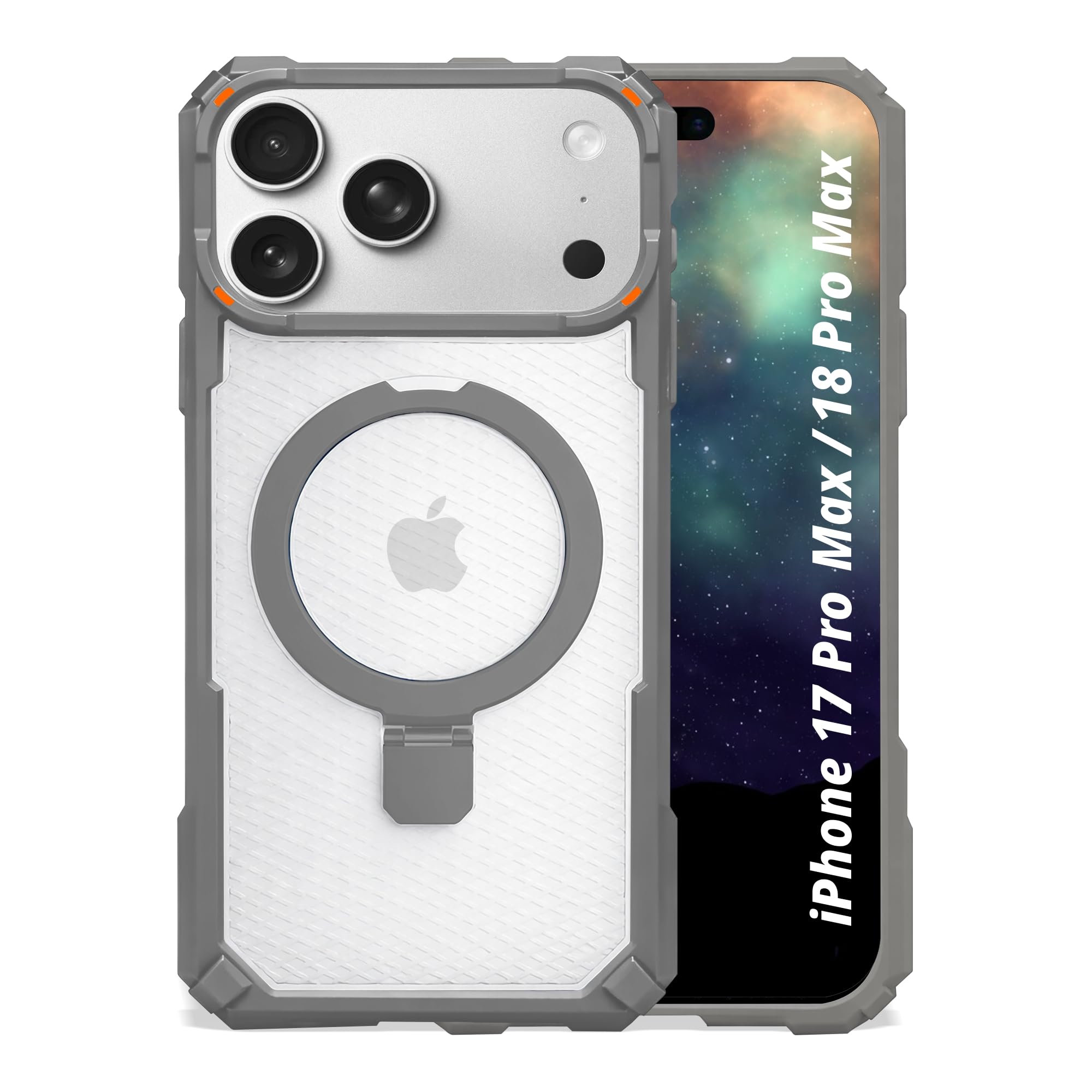 AIBEX Transparent Back Cover Compatible for Samsung Galaxy S24 Ultra|Mag-Saf Magnetic Ring Kickstand |Shockproof Dual Layer Military Grade Drop Protection Armor Case|Wireless Charging Support - Black — Amazon image 28