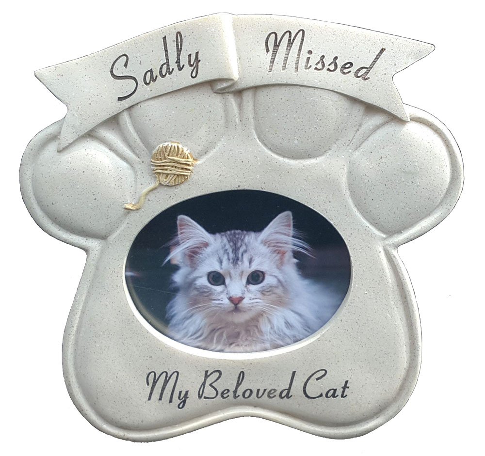 David Fischhoff Memorial Sadly Missed Cat Paw Frame