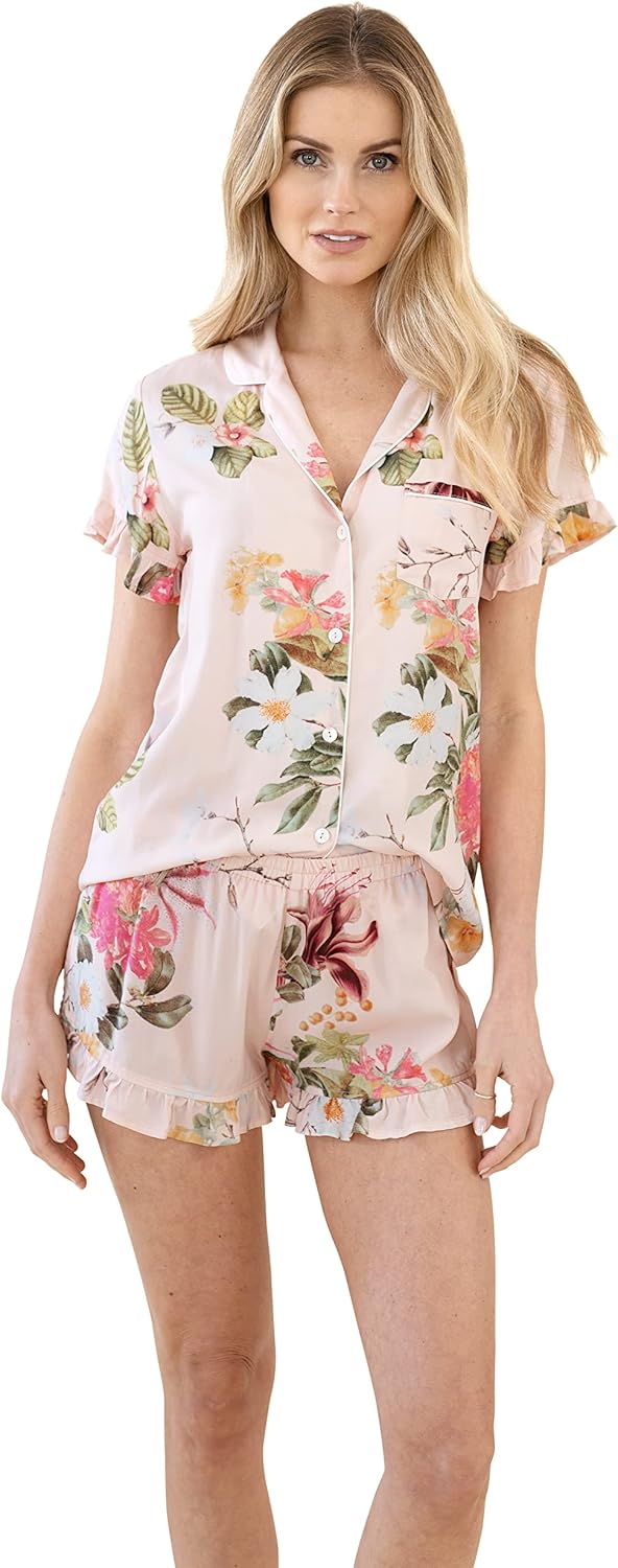 Plum Pretty Sugar. Frill Shortie Set de rompecorazones