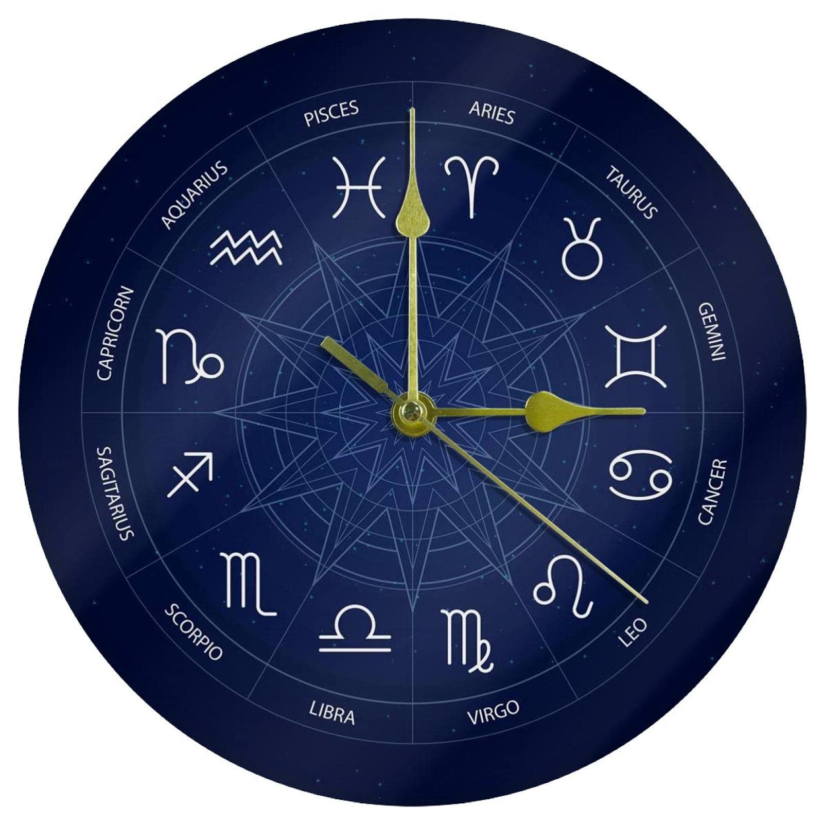 Horloge murale galaxie pour la décoration de la maison et du bureau