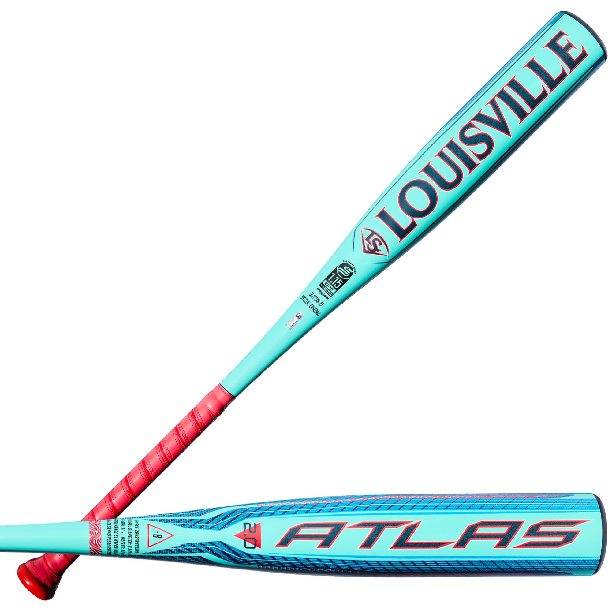 Louisville Slugger | 2027 | Atlas™ 2.0 | USSSA | Mazza da baseball | Lega da 1 pezzo
