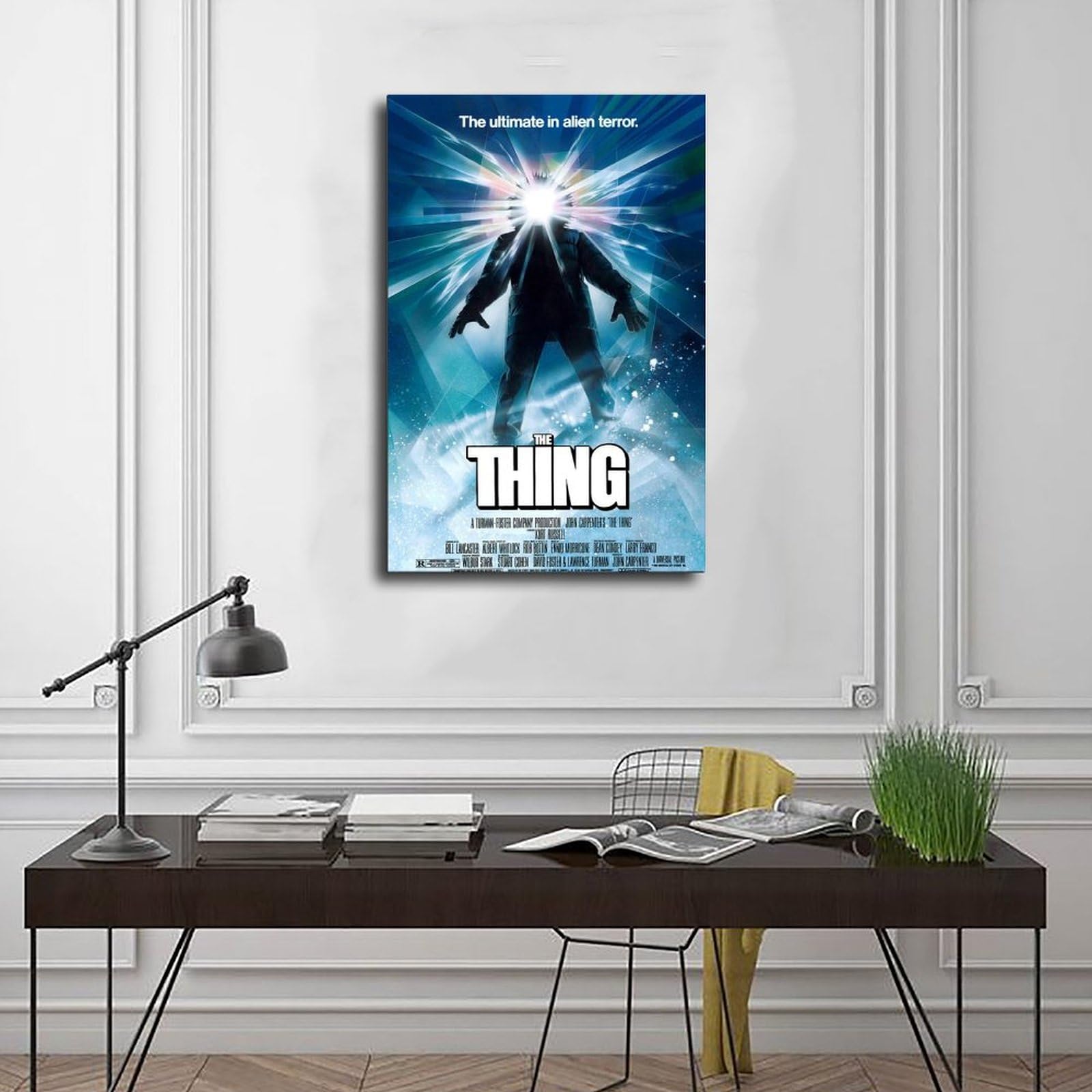 Poster Su Tela Del Film The Thing (1982) – Stampa Artistica 40x60 Cm, Arredo Quadro Per Soggiorno O Camera Da Letto