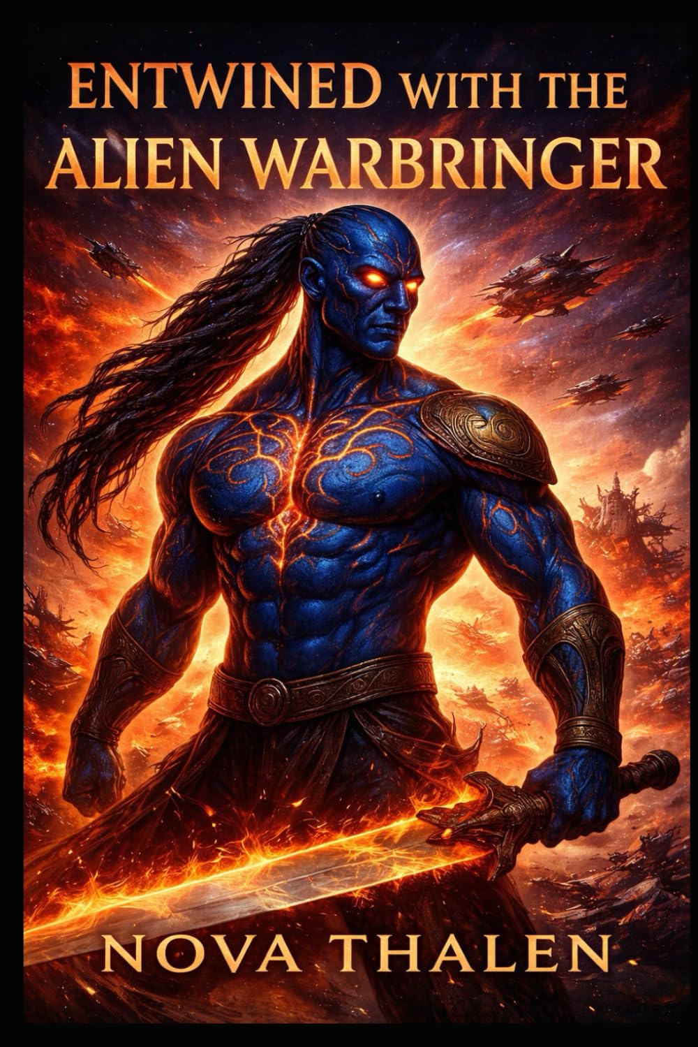 Entwined with the Alien Warbringer | Book 4 of 9 in the Starlit Universe |: A Fated Mates Alien Warlord Romance (Starlit Mates Universe Alien Romance)