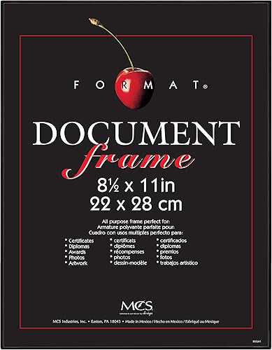Miniatura 1 de Marco MCS, 3.5 por 5 pulgadas, negro, formato de 12 unidades