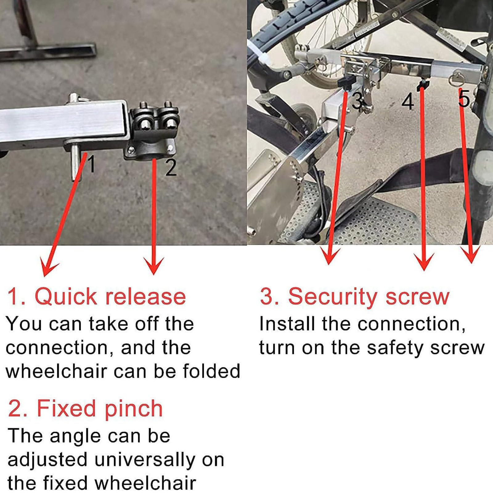 Dispositivo De Tracción para Silla De Ruedas, Kit Conversión Silla Ruedas Eléctrica con Sistem Amortiguación, Ajuste 3 Velocidades, batería Litio 48v 15/17 Ah, autonomía 70/90 km,B