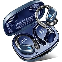 Cuffie Bluetooth Sport, 75 Ore Auricolari Bluetooth 5.4 con 4 ENC Mics