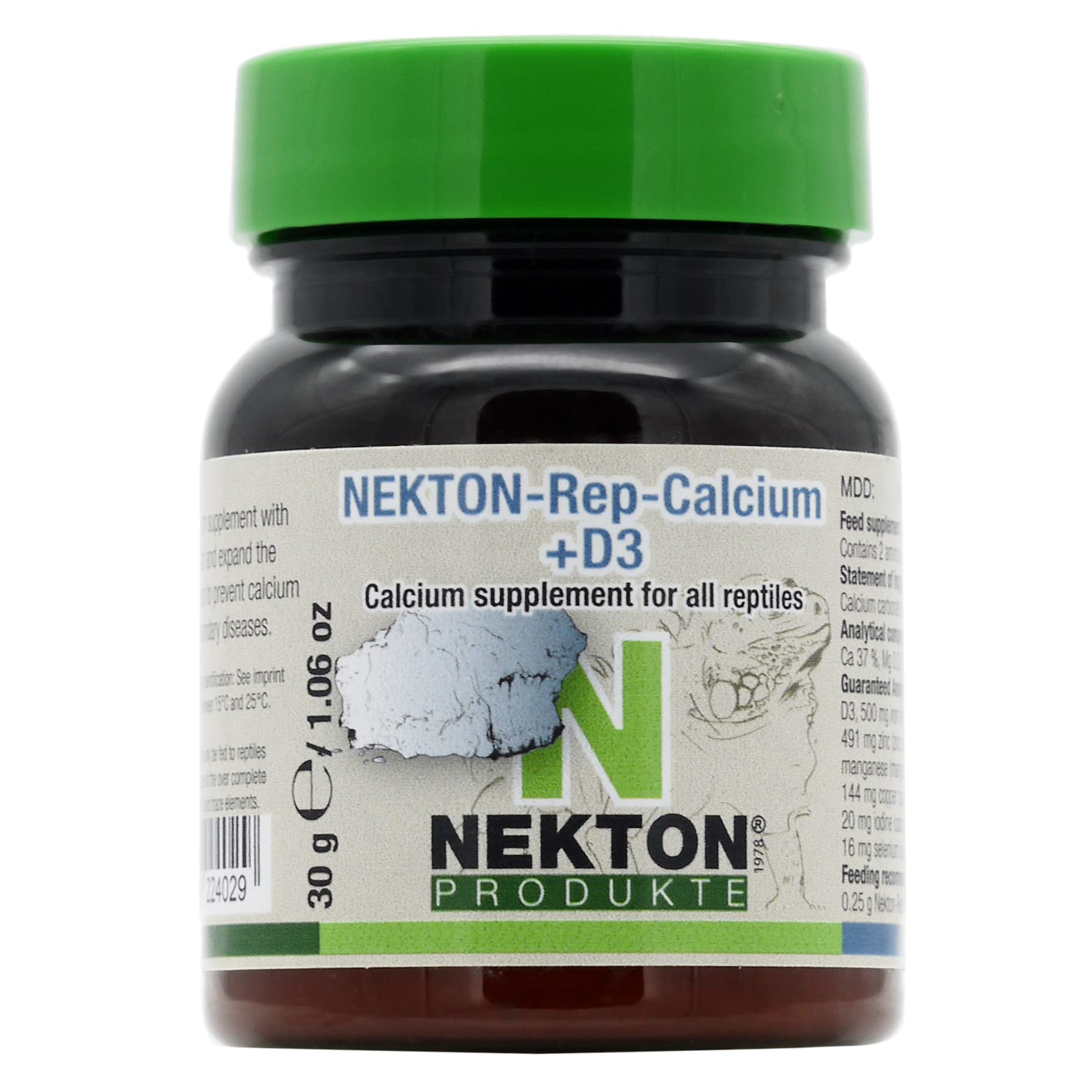 Nekton Rep-Calcium Plus D3 Reptile Supplement, 35gm