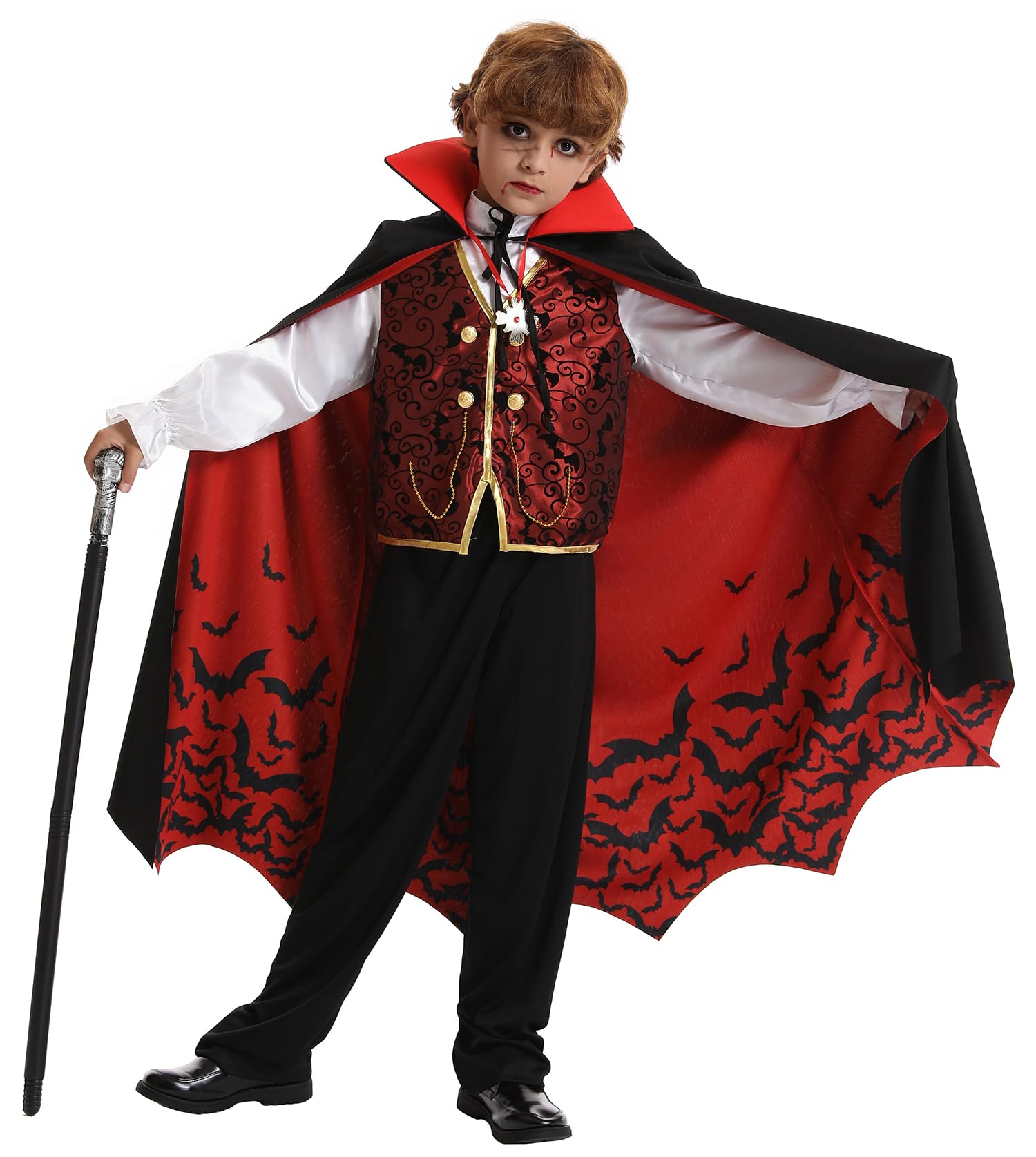 Amazon.com: Gothic Vampire Costume Deluxe Set for Boys Kids