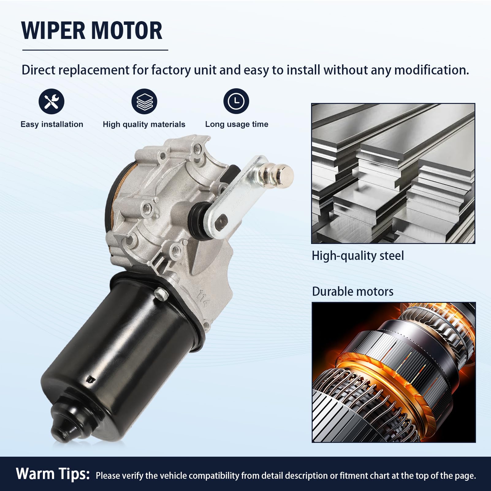 Motor del limpiaparabrisas para Clase B W242 W246 Clase B W242 2469065900 2468200040