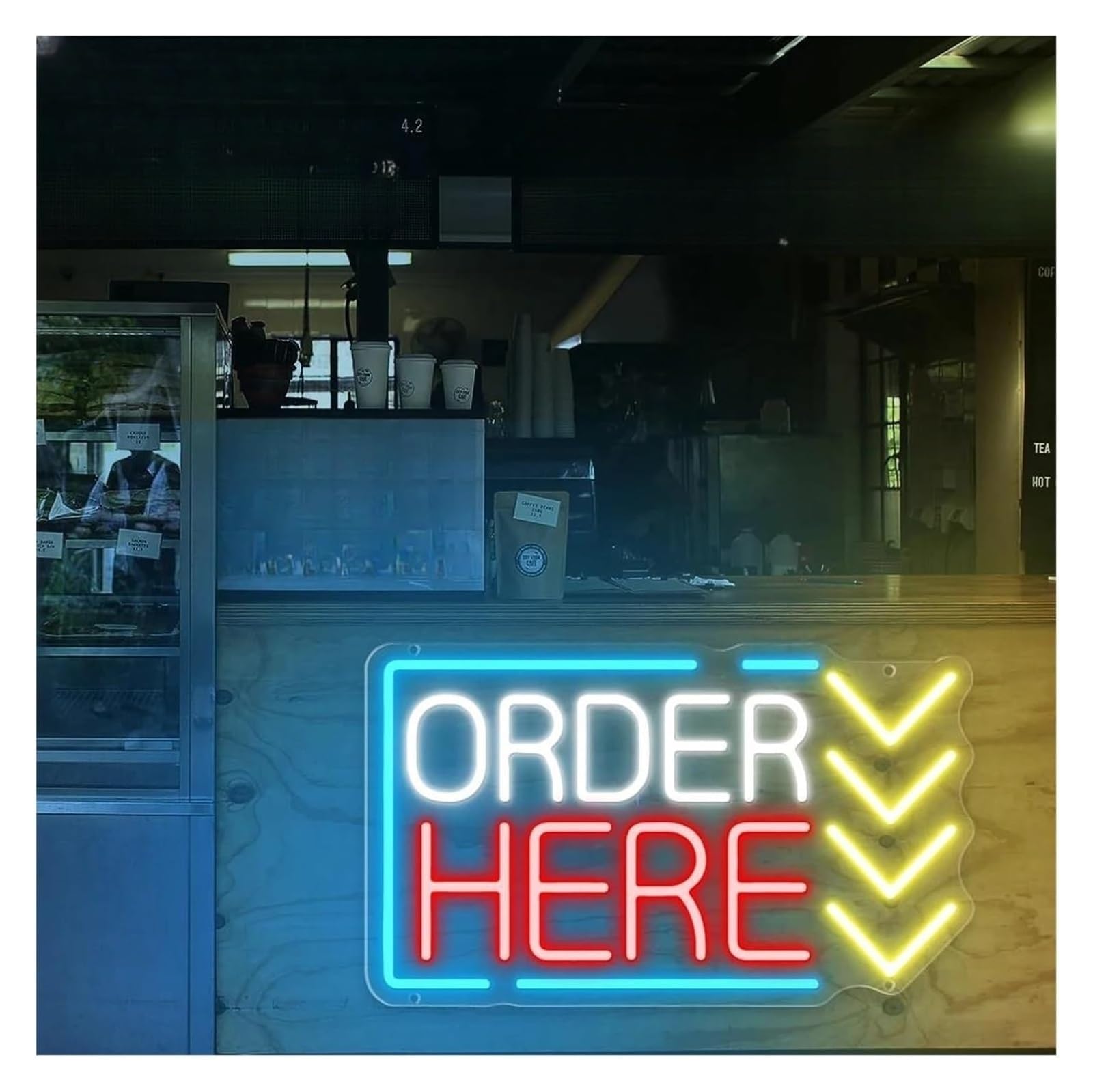 LED Lampe Néon Commandez ici des enseignes lumineuses au néon et à LED pour restaurants, cafés, bars, snacks