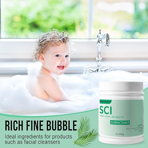 Miniatura 6 de Cocoil isetionato de sodio de 7 onzas, polvo de isetionato de coco de sodio (SCI), burbujas increíbles, suave con la piel, biodegradable, adecuado