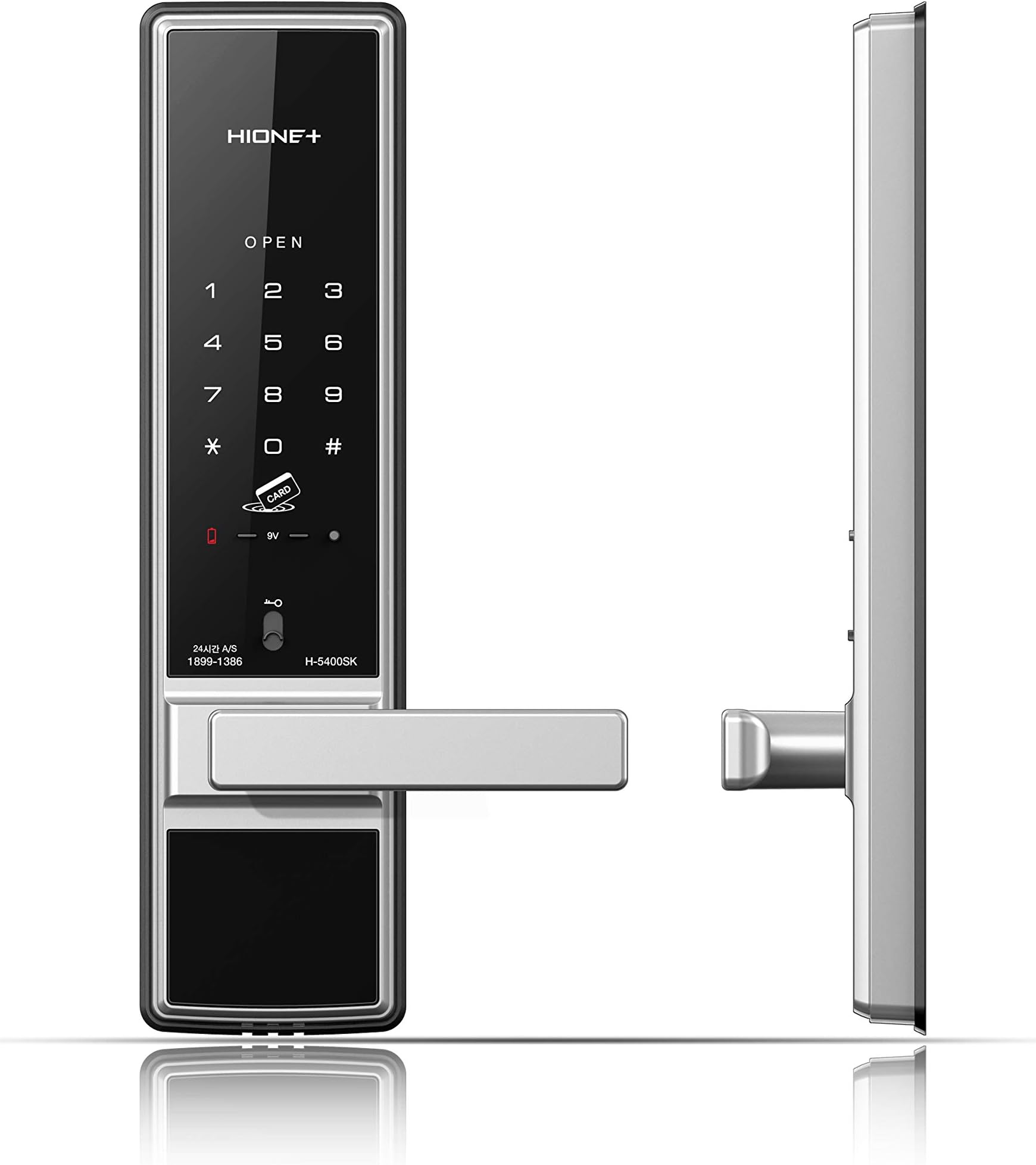 HionePlus H-5400SK, Digital Door Lock, Card+PIN+Emergency Key