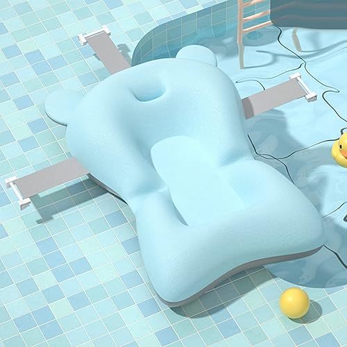 Miniatura 2 de Cojín de soporte de baño para bebé, almohadilla de suspensión de baño para bebés, almohadilla de suspensión para evitar resbalones, suave, de secado