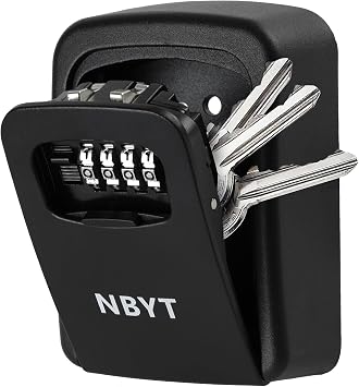 Portable Combination Lock Key Cabinet Wall Mount House Key Hide Key Hiding Box Waterproof Key Safe