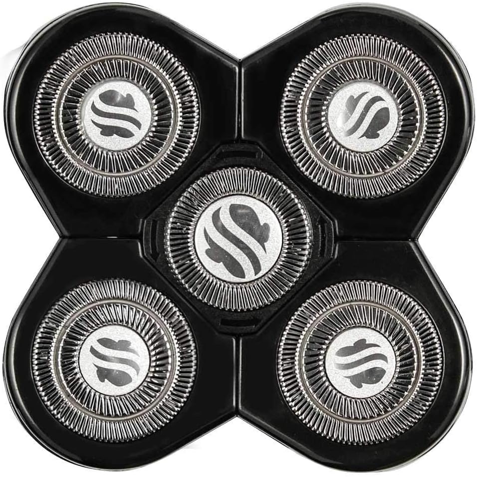 Forte 5 Head Replacement Blade: for bald head shaver, waterproof, no nicks, stainless steel, easy cleaning, suitable for sensitive skin
