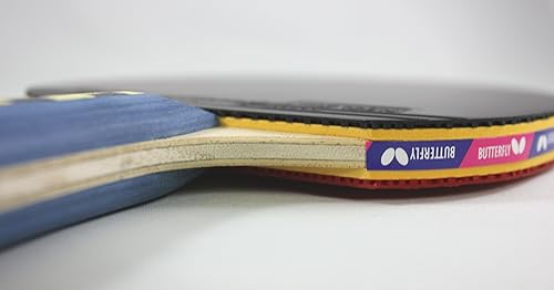 Miniatura 6 de Butterfly Nakama S4 - Raqueta de tenis de mesa – Potencia de fibra de carbono con control sorprendente – Serie Nakama – Incluye 2 40+ pelotas –