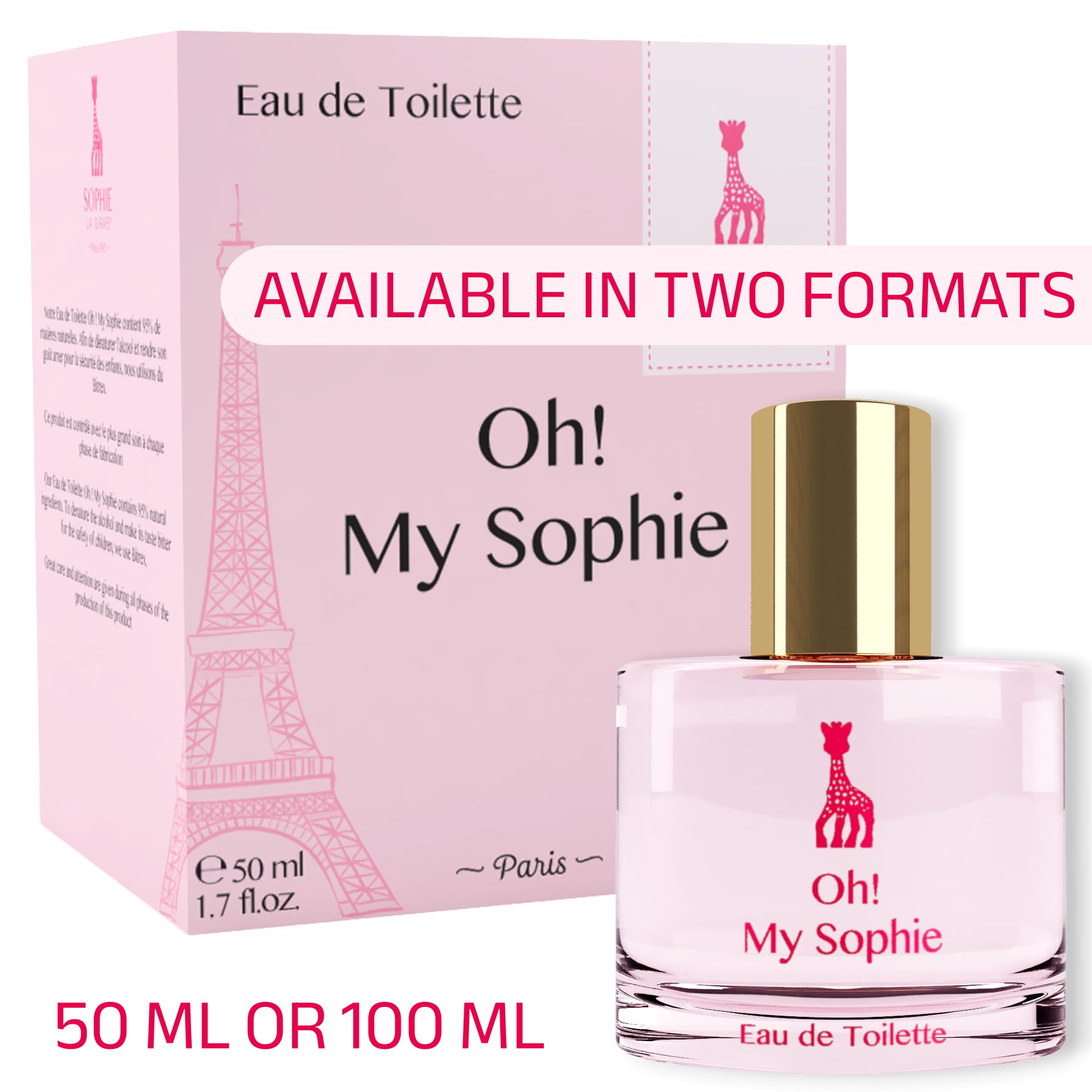 SOPHIE LA GIRAFE Oh! My Sophie Eau de Toilette Perfume for Mother and Children Over 5 years 50 ml