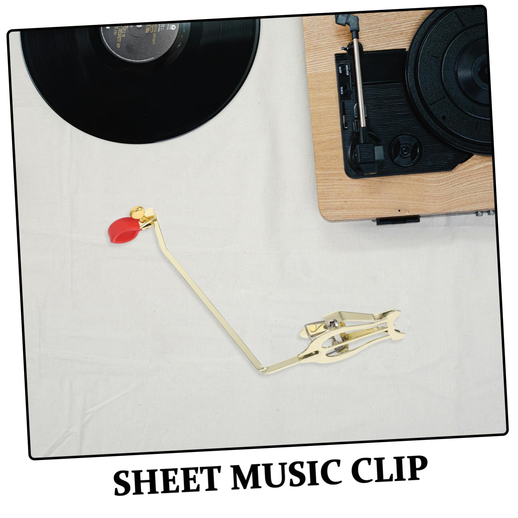 SUPVOX Clip Leggero per Spartiti di Corno Francese in Acciaio Inossidabile Portatile, Morsetto Compatto per Musica Adatto a Casa e Ufficio, Accessorio per Musicisti