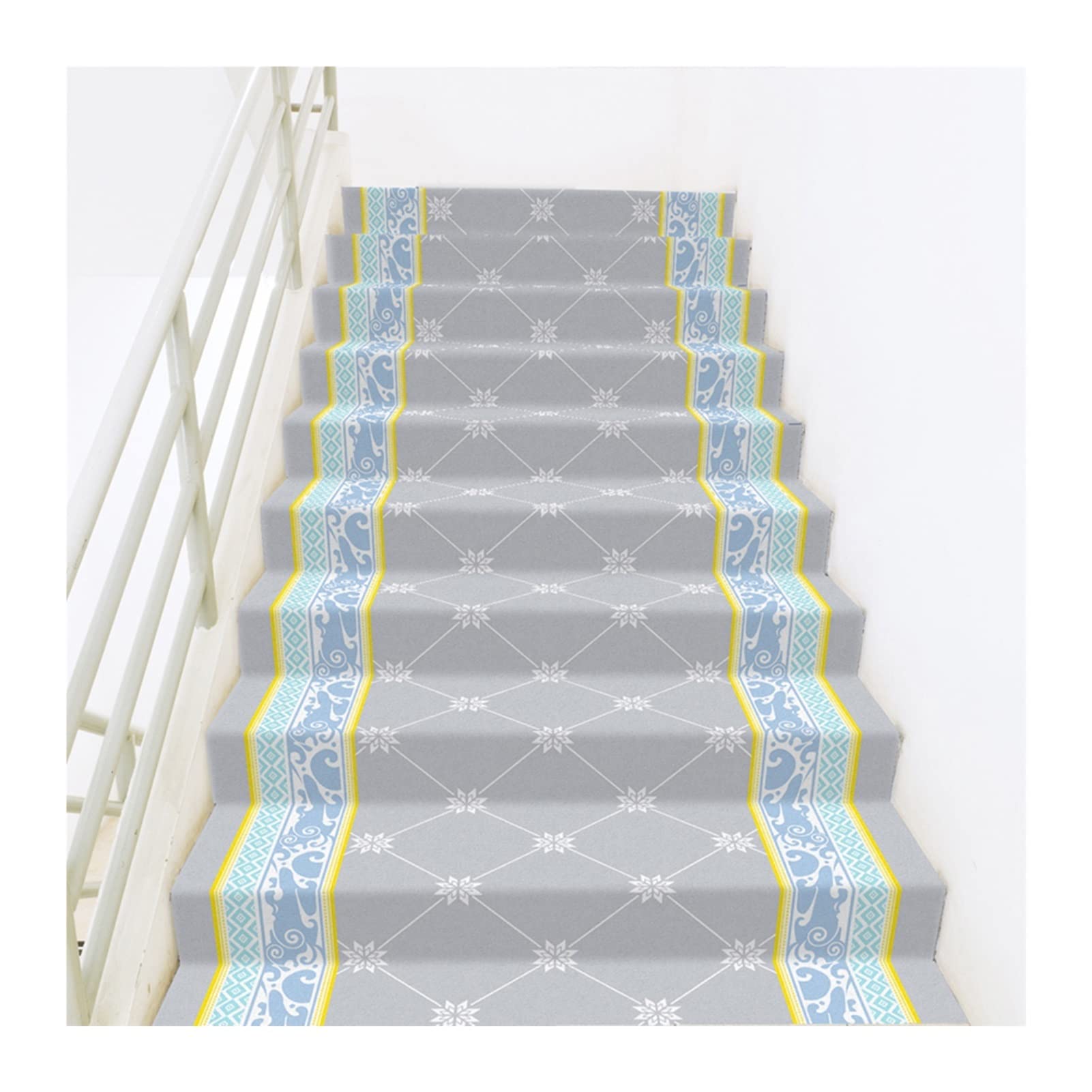 Alfombra antideslizante para escaleras de alta densidad con tapete protector decorativo