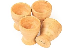 Bamboo Egg Holder Set of 4