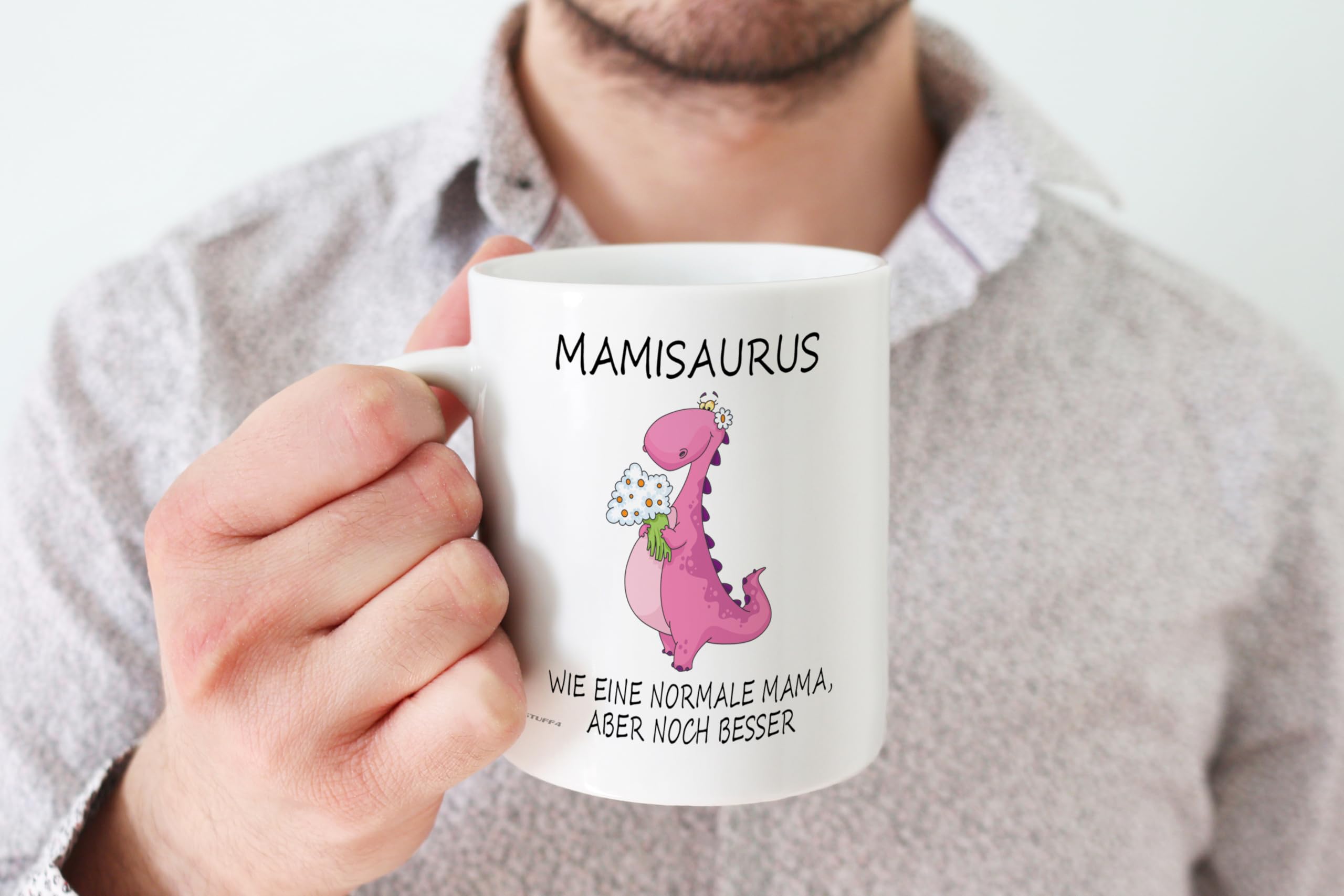 Mamisaurus Tazza regalo per mamma - Divertente regalo per la mamma per