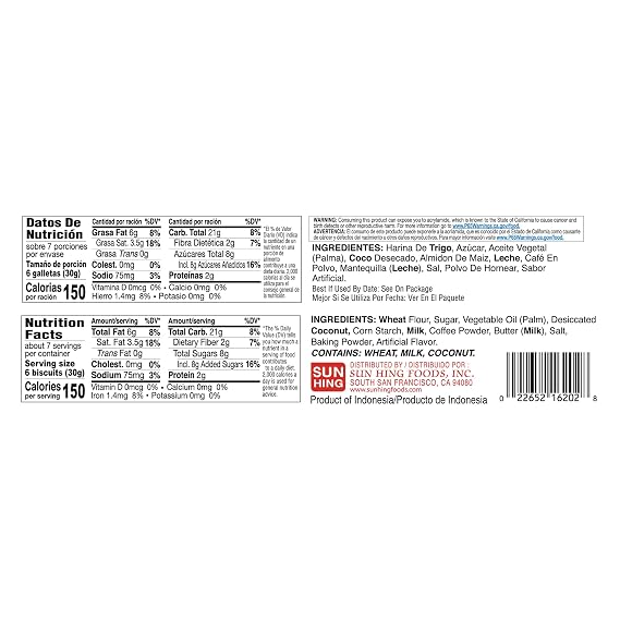 Parrot Coffee Milk Biscuits 7oz(Pack of 4)