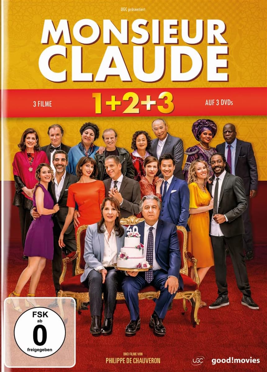 Monsieur Claude Box 1-3 DVD para tardes de cine familiar y risas