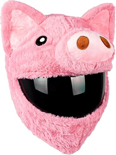 Divertida funda para casco de motocicleta, sombrero de dibujos animados para paseos divertidos y regalos