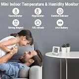 TempPro TP49 Thermomètre numérique, mini-moniteur de température, lot de 2 - 3
