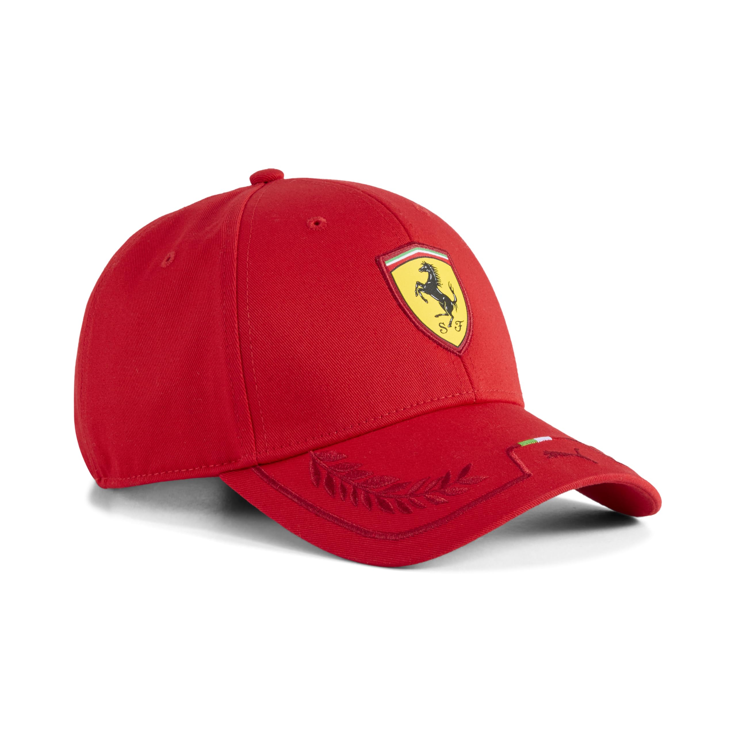 PUMA Scuderia Ferrari F1 Italian Stripe Cap - Rosso Corsa - One Size Fits Most