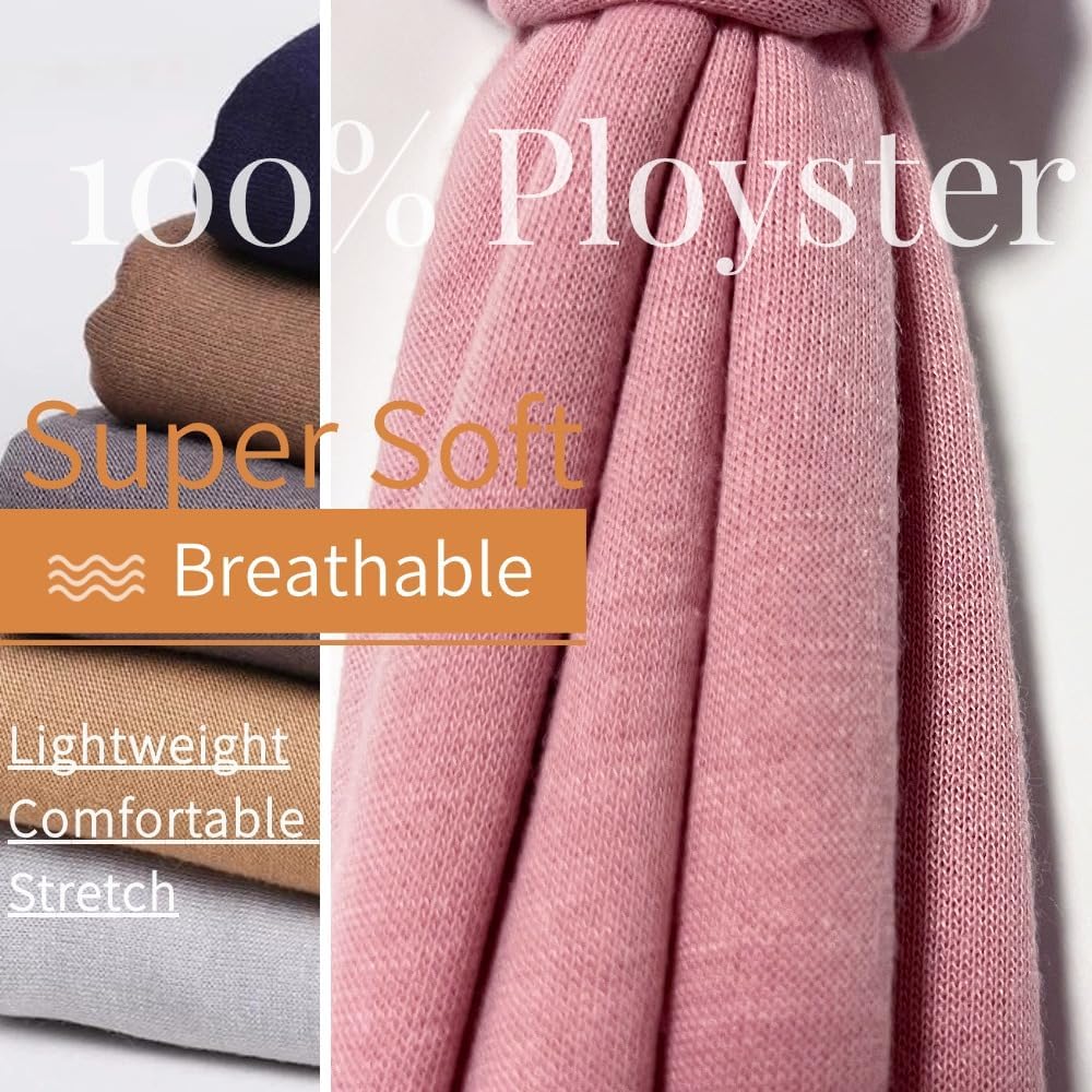 Head Wraps for Women Headwraps Long Hijabs Scarf Large Headscarf Tie Hair Wrap - Image 4