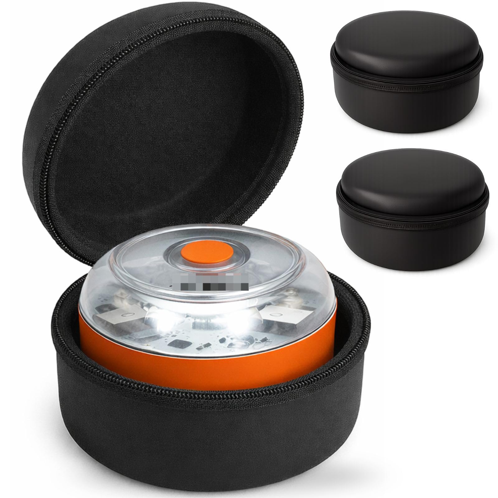 Funda Baliza V16 Protectora Pack 2 Unidades. Compatible con la Mayoria de Balizas Homologadas. Proteccion Contra Activacion Accidental, Arañazos, Golpes, Humedad y Polvo, Tamaño Compacto Especial.
