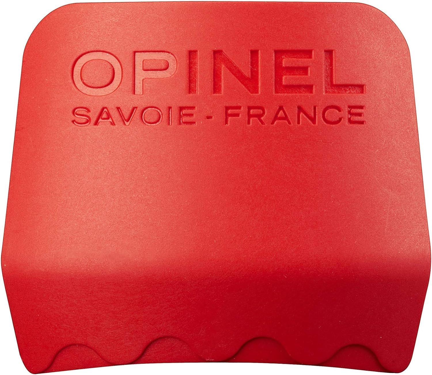 Opinel Le Petit Chef Lot de 3 couteaux de cuisine pour enfant avec manche en bois - Gravure personnelle - Éplucheur - Inoxydable - Protection des doigts - Cadeau (rouge)