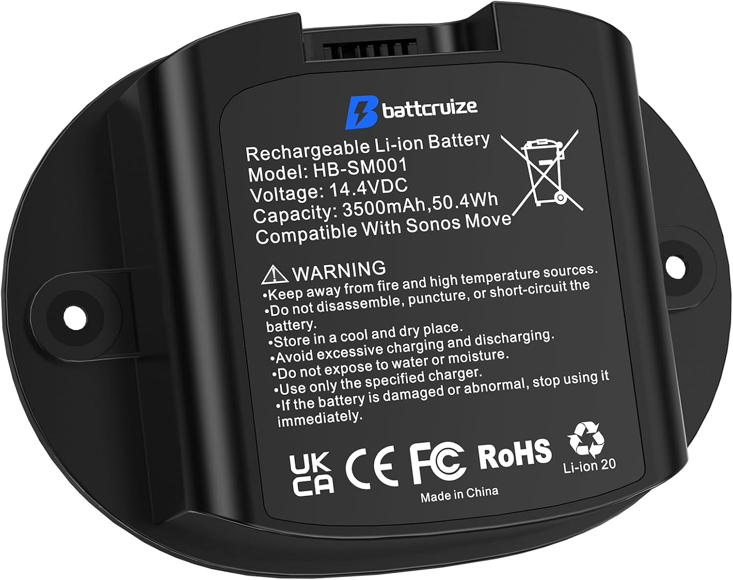 Replacement Battery for Sonos Move/Move 2 Battery, 3500mAh Sonos Move Battery Pack Compatible with Sones MOVE1US1, MOVE1US1BLK, MOVE2US1, MOVE2US1BLK