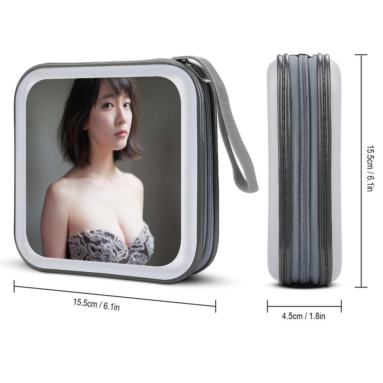 Amazon.co.jp: 吉岡里帆 水着 CDケース DVD収納ボックス CDウォレット