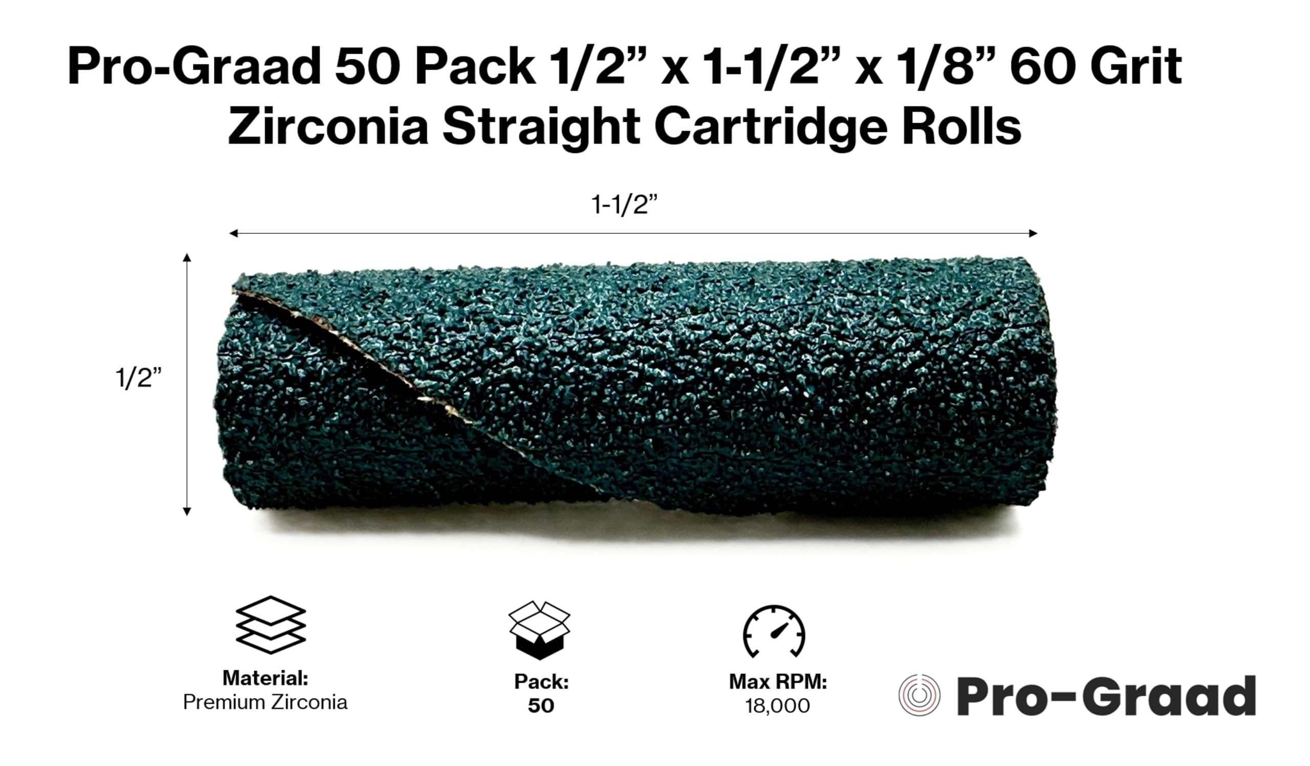 Pro-Graad Zirconia Cartridge Rolls