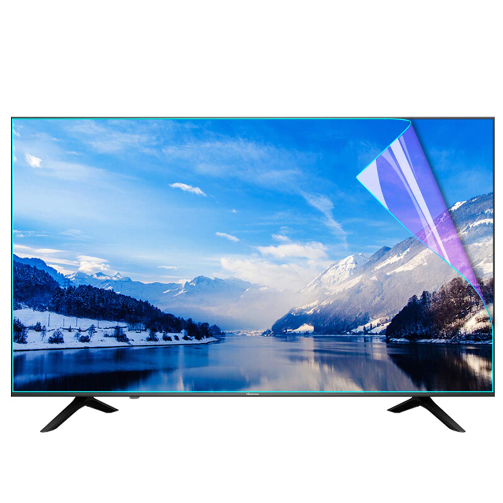 Filtre anti lumière bleue TV pour soulager la fatigue oculaire sur écran 70"