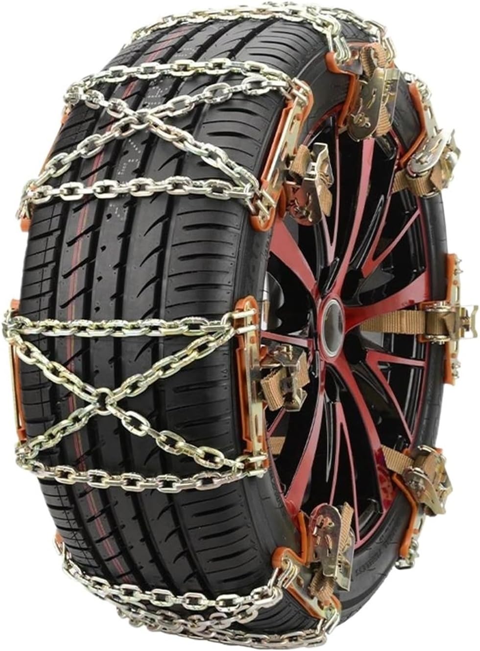 Car Tire -skid Chains Winter Vehicle -skid Plus Thick And Adjustable Ice Universal Chains Chain Mud Chain W5H9(B)