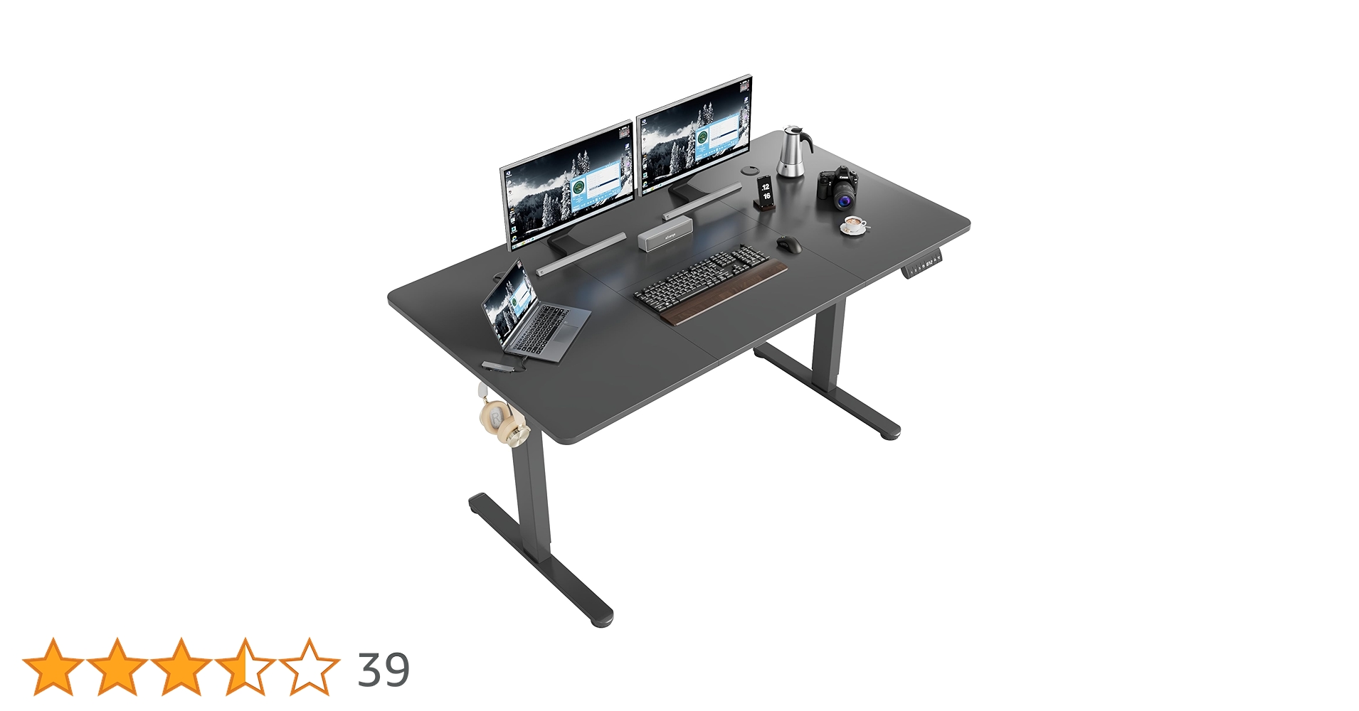 Alebert 電動式 昇降デスク 幅140cm*奥行70cm 71ylSefEd6L.jpg_BO30,255,255,