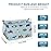 FANKANG Storage Bins, Nursery Hamper Canvas Laundry Basket Foldable with Waterproof PE Coating Large Storage Baskets for Kids Boys and Girls, Office, Bedroom, Clothes,Toys(Rec-Lovely Animals 